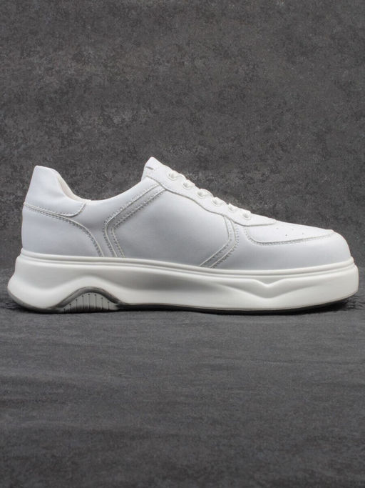 03-3062-2 WHITE Кроссовки женские (натуральная кожа)