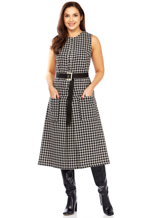 Платье Celentano 5064 гусиная лапка