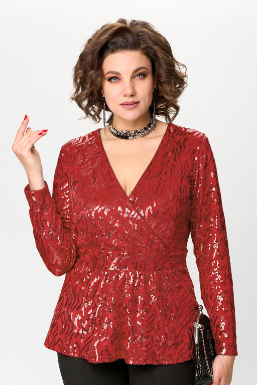 Костюм LADY SECRET 2976 рубиновый/черный