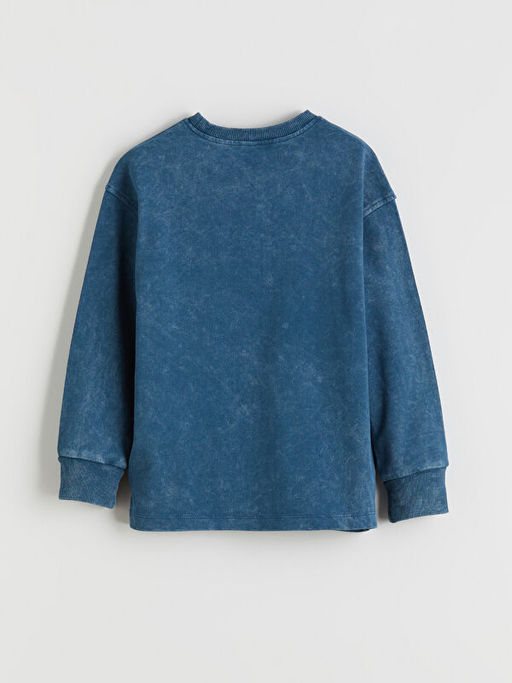 Bisiklet Yaka Erkek ?ocuk Sweatshirt