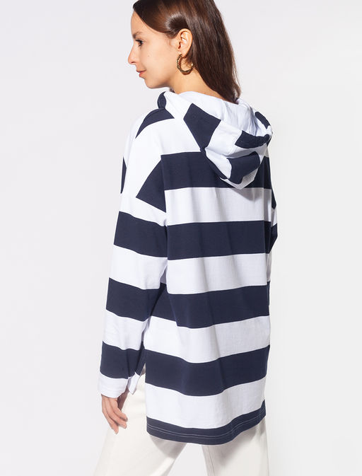 VILATTE / Летнее худи из премиальной кулирной глади  фото 4