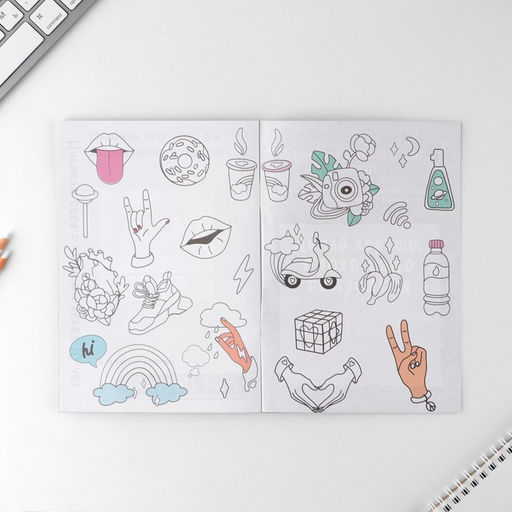 Скетчбук-каракули А5, 32 л Котобук - Artfox фото 5