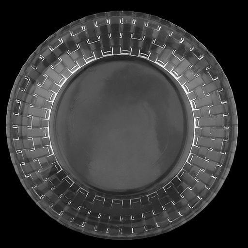 Тарелка мелкая стеклянная Ротанг д170мм, h19мм, Дели Гласс (Deli Glass) (Китай) - Домашняя мода фото 3