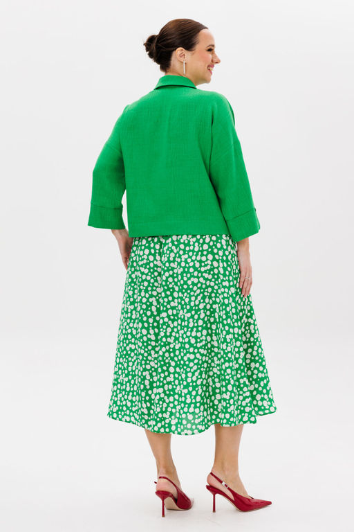 Костюм Anastasia 1198 зеленый/принт фото 2