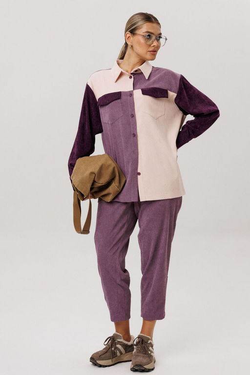 Рубашка ANELLI 1748 цветение сирени