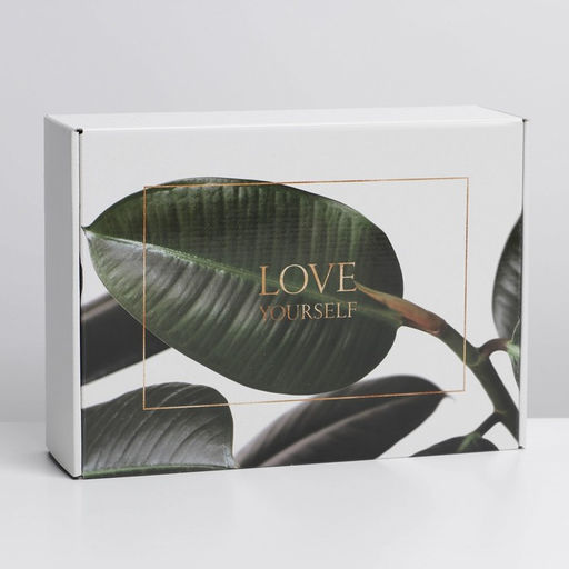 Коробка подарочная складная, упаковка, «Тропики», УФ-лак, 30.5 х 22 х 9.5 см