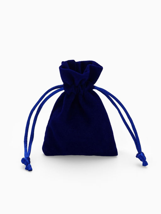 Набор бархатных подарочных мешочков 50 шт. «Классика», 6×8 см, синий