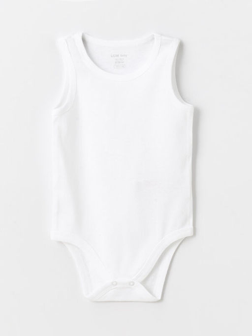 Bisiklet Yaka Basic K?z Bebek ??t??tl? Bodysuit 2li