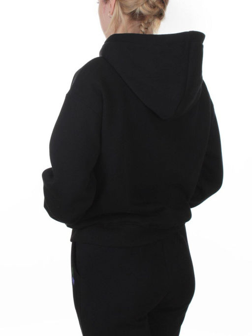 005 BLACK Костюм спортивный зимний женский (95% хлопок, 5% полиэстер)