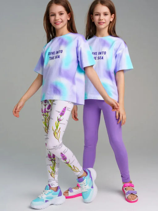 PlayToday / Легинсы для девочки, 2 пары в комплекте  фото 4