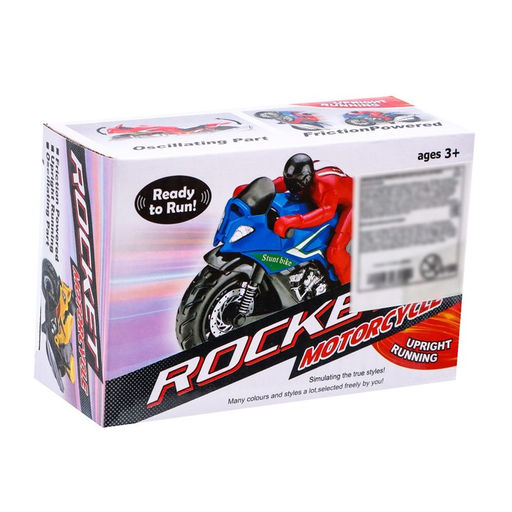 Мотоцикл инерционный Байкер, МИКС - Simaland фото 8