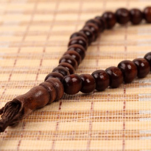 Четки мусульманские 33 бусины 8мм / MА51 /уп 10/600/ коричневый - Галеонтрейд фото 3