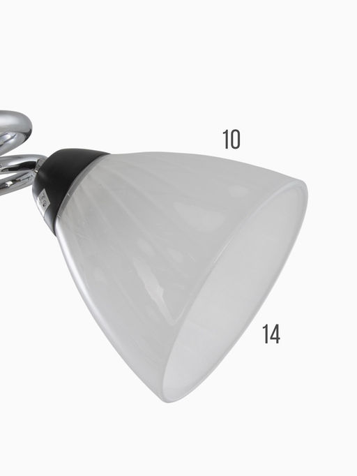 Люстра 12274/3CR, 3×40 Вт, E27, 50×50×23 см