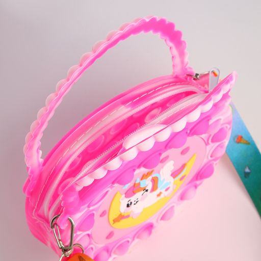 Сумка детская на молнии, цвет розовый - Simaland фото 3