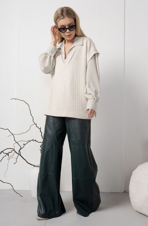 Жилет AMORI 6437 молоко