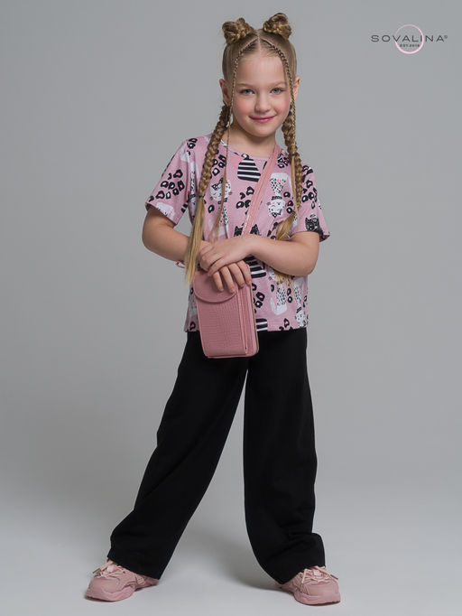 Костюм Лето коты лео-черный - Sovalina фото 5