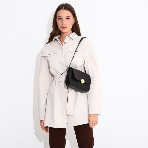 Сумка-мессенджер на магните, цвет чёрный - Simaland фото 7