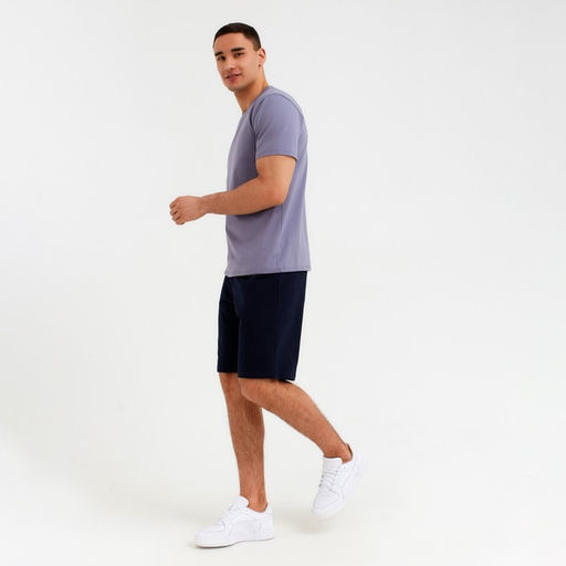 Футболка мужская MINAKU: Basic line MAN, размер 52, серо-голубая