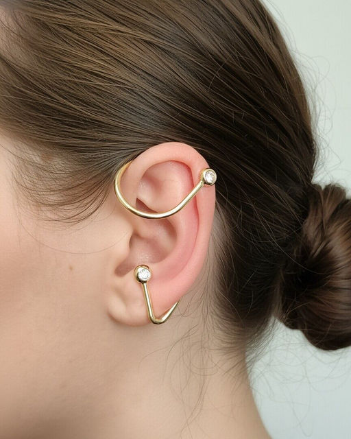 Серьги - кафф