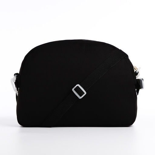 Сумка молодёжная на молнии, цвет чёрный - Simaland фото 5