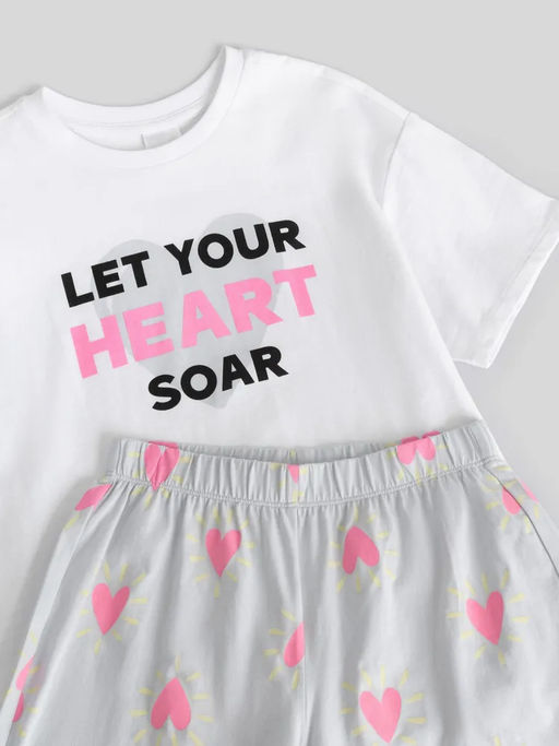 ACOOLA / Набор детский для девочек ((1)футболка и (2)шорты) Pitaya разноцветный  фото 2