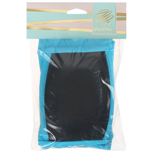 Наколенники для гимнастики и танцев Grace Dance, с уплотнителем, р. XXS, 3-5 лет, цвет бирюза/чёрный  фото 9