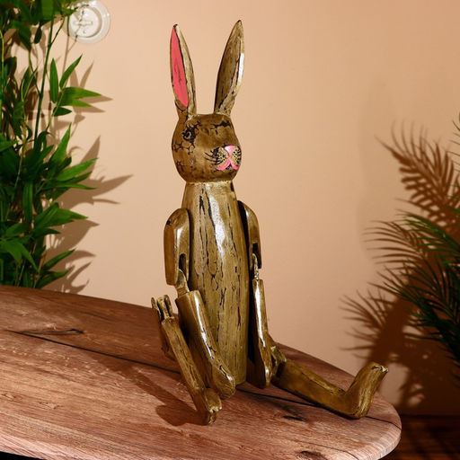 Сувенир «Заяц», висячие лапки, 70 см, дерево