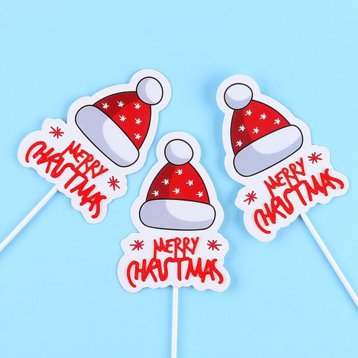 Украшение для торта Новый год, в наборе 3 шт. - Страна карнавалия фото 3