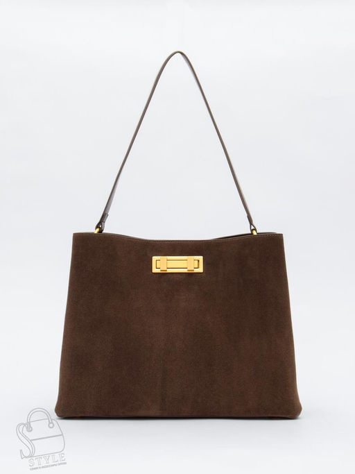 Сумка женская кожаная 1087MF khaki Polina&Eiterou