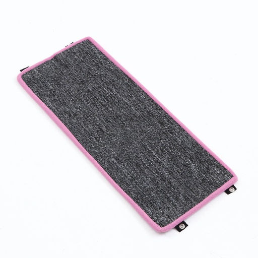 Когтеточка угловая, 55×11 см, с пропиткой, ковролин, цвет МИКС