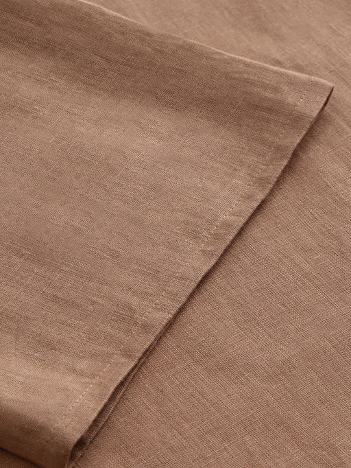 Халат домашний женский SL Linen Home, размер M, кофейный
