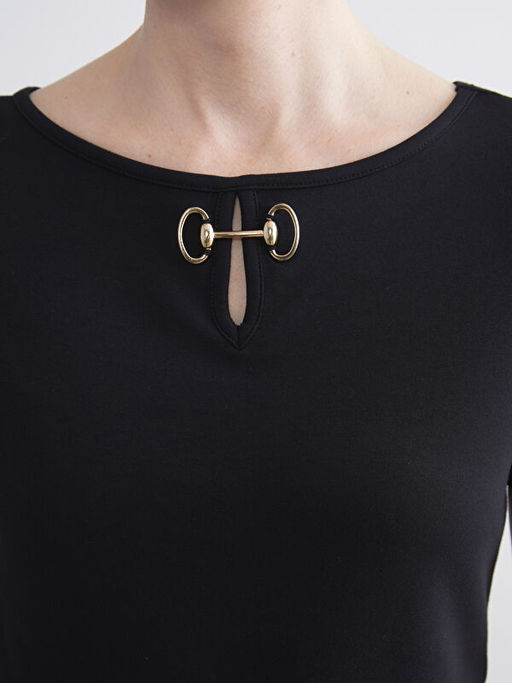 Bisiklet Yaka Kad?n Ti??rt