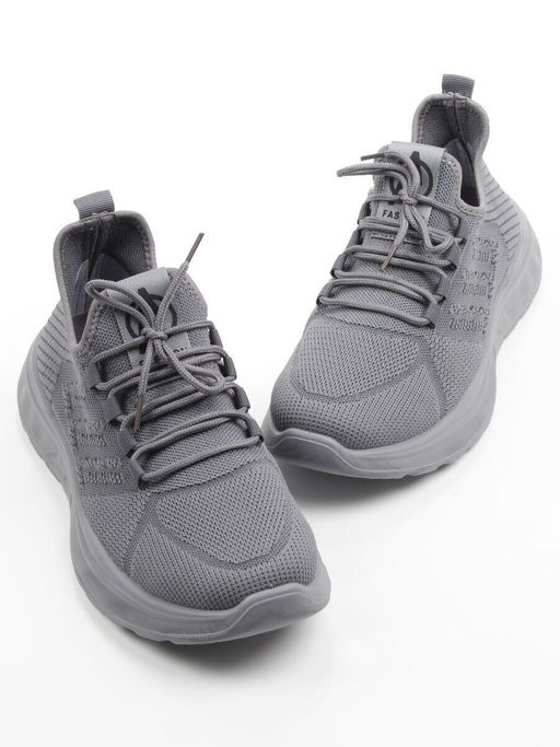 03-TEX-D01-08 GREY Кроссовки летние мужские (текстиль)