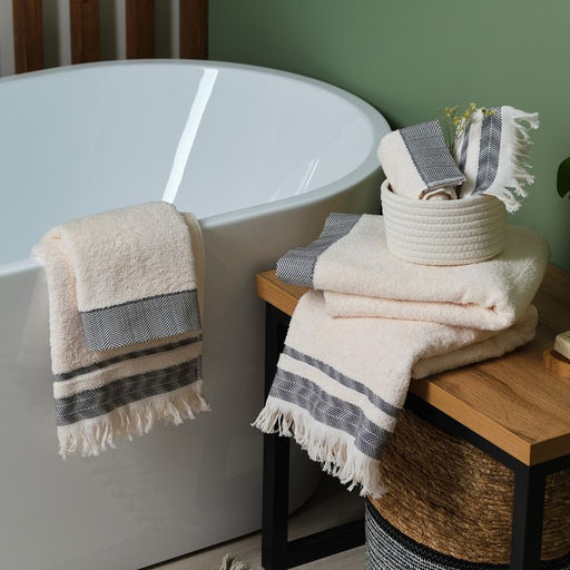 Полотенце махровое Love Life «Бриз» 30×50 см, чёрный