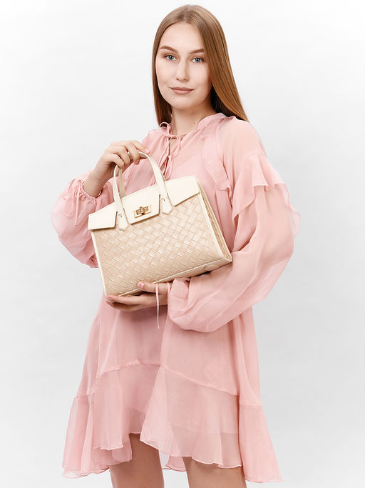 LACCOMA сумка AC622-хаки эко кожа хлопок