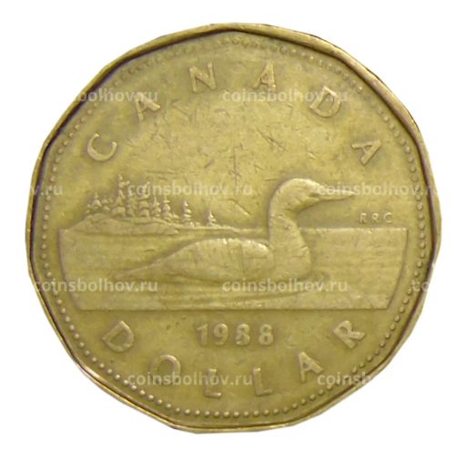 Монета 1 доллар 1988 года Канада