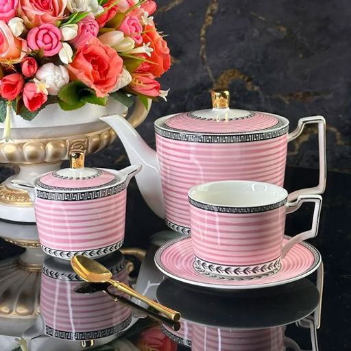 Чайный сервиз 16пр. 250 мл в под.уп.Фарфор арт.244-041 /LENARDI/