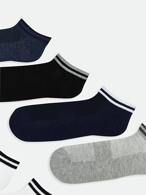 ?izgili Erkek Patik ?orap 7li