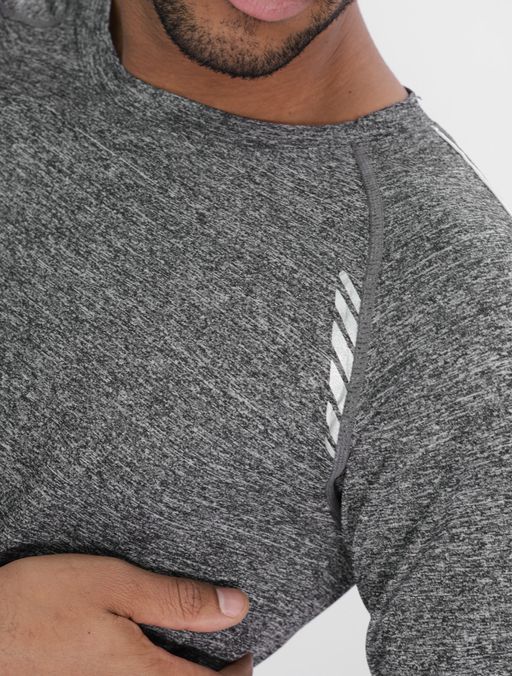 Комплект мужского термобелья без начеса серого цвета 2214Sr - FUYOUKAI фото 11