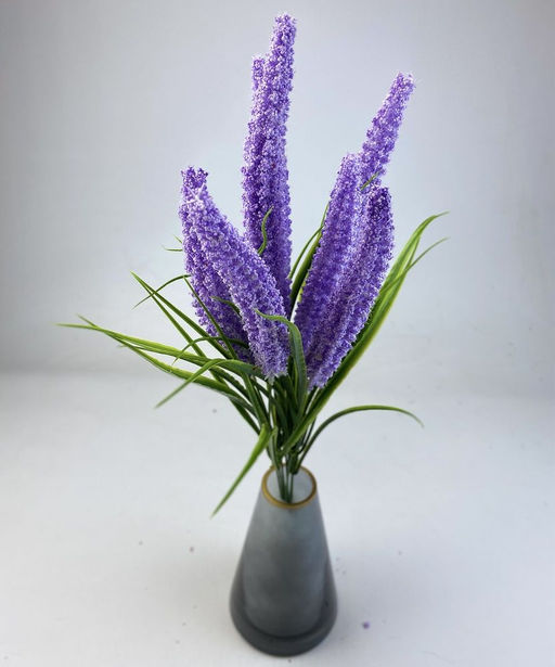 Декоративное растение Пырей, цвет сиреневый, 50 см, 7 голов - Aopen фото 2