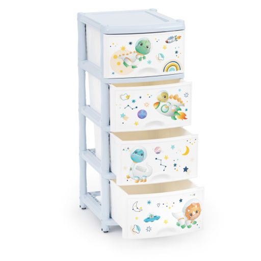 Комод 4-х секционный детский (для мальчиков) М1243,,