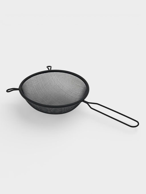 Цена за 2 шт. Сито с ручкой "Нуар" d=16 см, размер 33x16 см