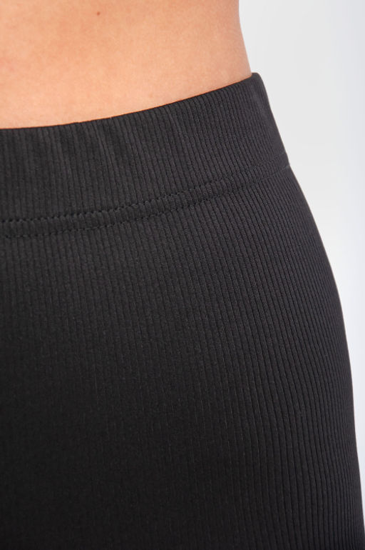 Арт.11808 Велосипедки в рубчик 44-50 (4 шт) Цвет:черный