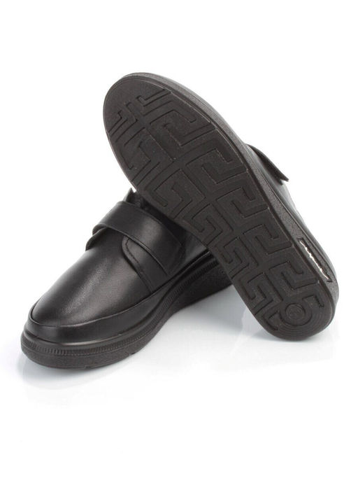 03-5311 BLACK Полуботинки женские (натуральная кожа)