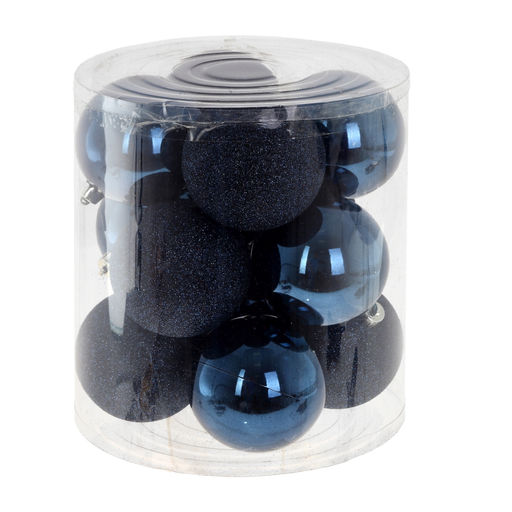 Набор из 12шт Украшение новогоднее "Шар", D 8 см, L19 W19 H21 см