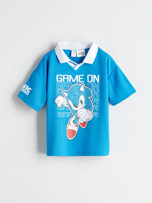 Sonic Bask?l? Erkek ?ocuk Ti??rt