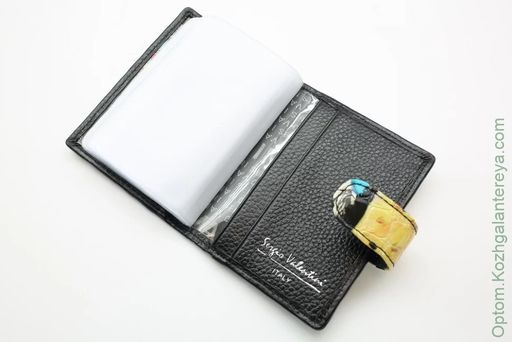 Женская кожаная визитница Sergio Valentini СВ 3264-010  фото 9