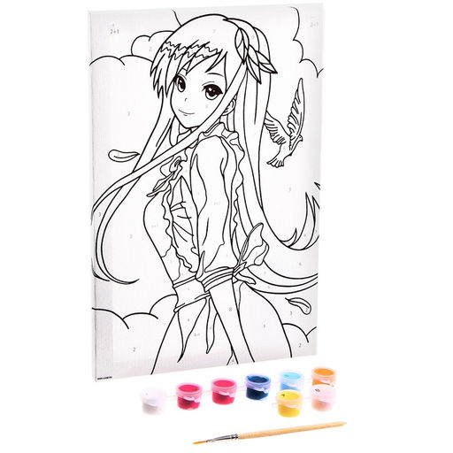 Картина по номерам Розовые мечты, 20 30 см - Школа талантов фото 3