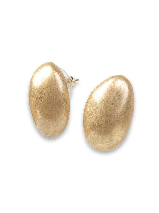 Серьги из матового металла на застежке - Модные истории фото 4