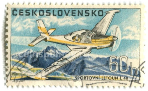 Марка Самолет Л 200 1967 год Чехословакия